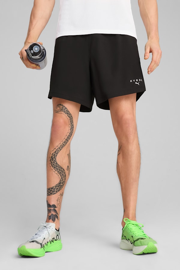 PUMA x HYROX ULTRAWEAVE 6" Shorts Men, PUMA Black, extralarge